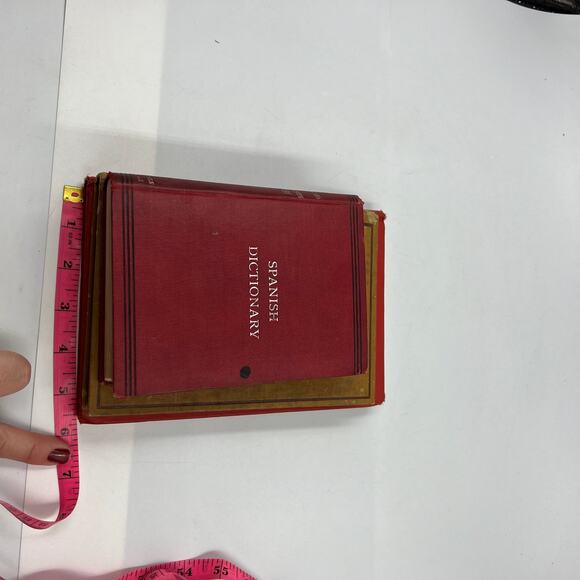 Antique Books Spanish English Pocket Dictionary Conversational Spanish 1930-1940 - Picture 12 of 12